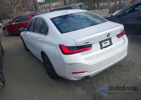 2025 BMW 330I xDrive из США, поврежденный, VIN WBA23LA00SFV35195